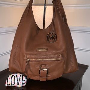 Michael Kors Leather Satchel Tote